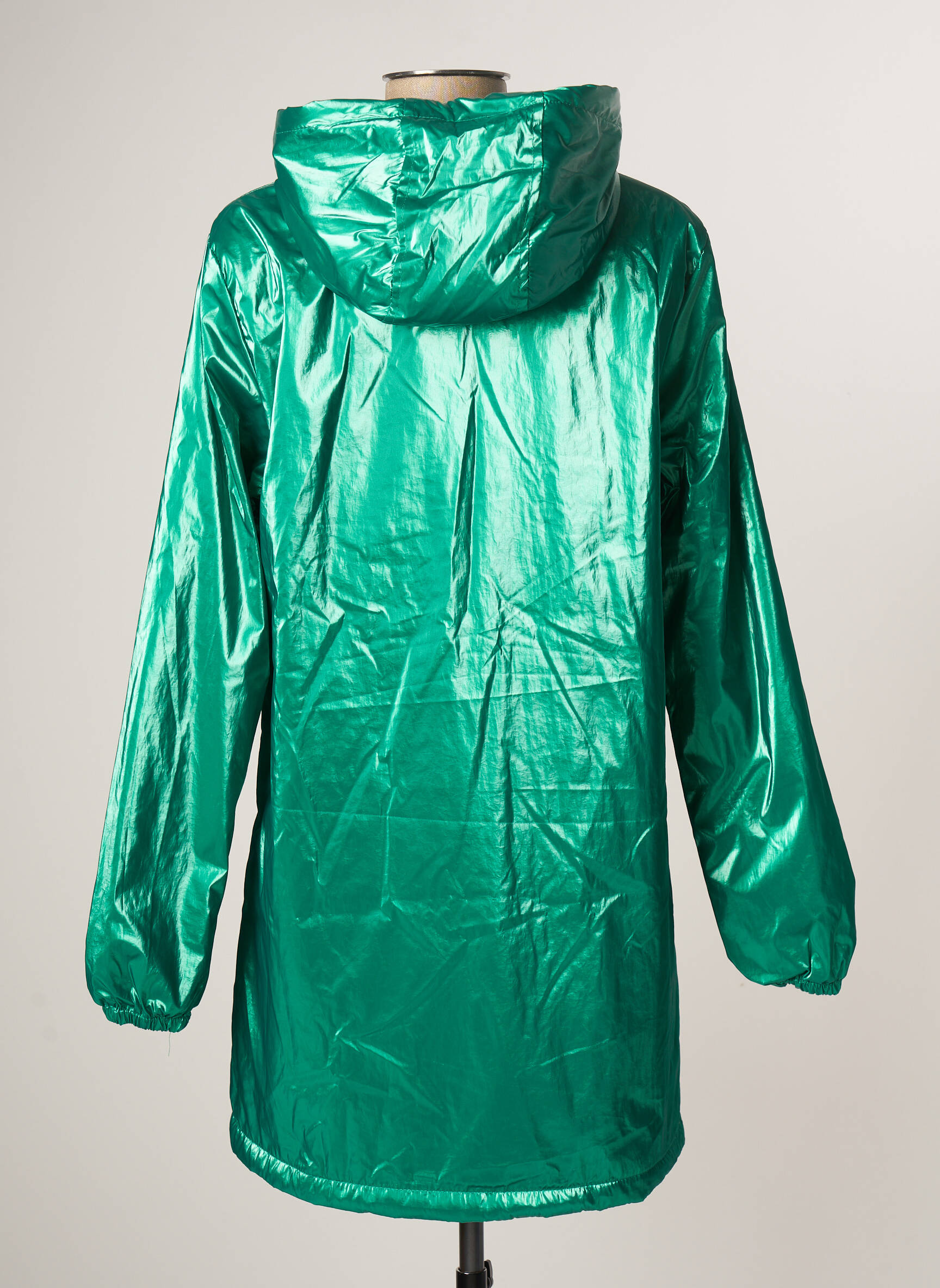 Gold Silver Impermeables Trenchs Femme couleur vert