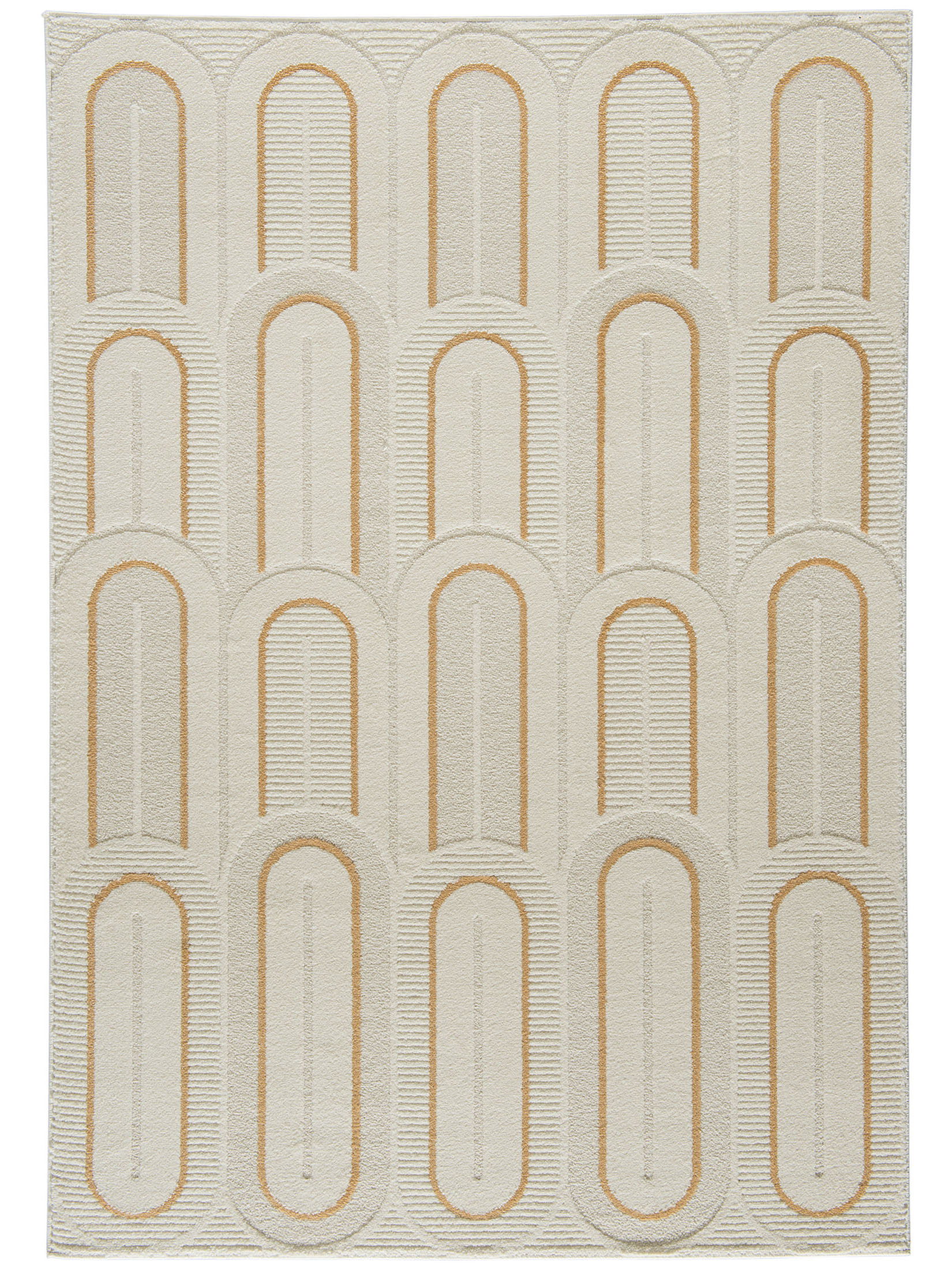 Arc Moderner Teppich, Creme