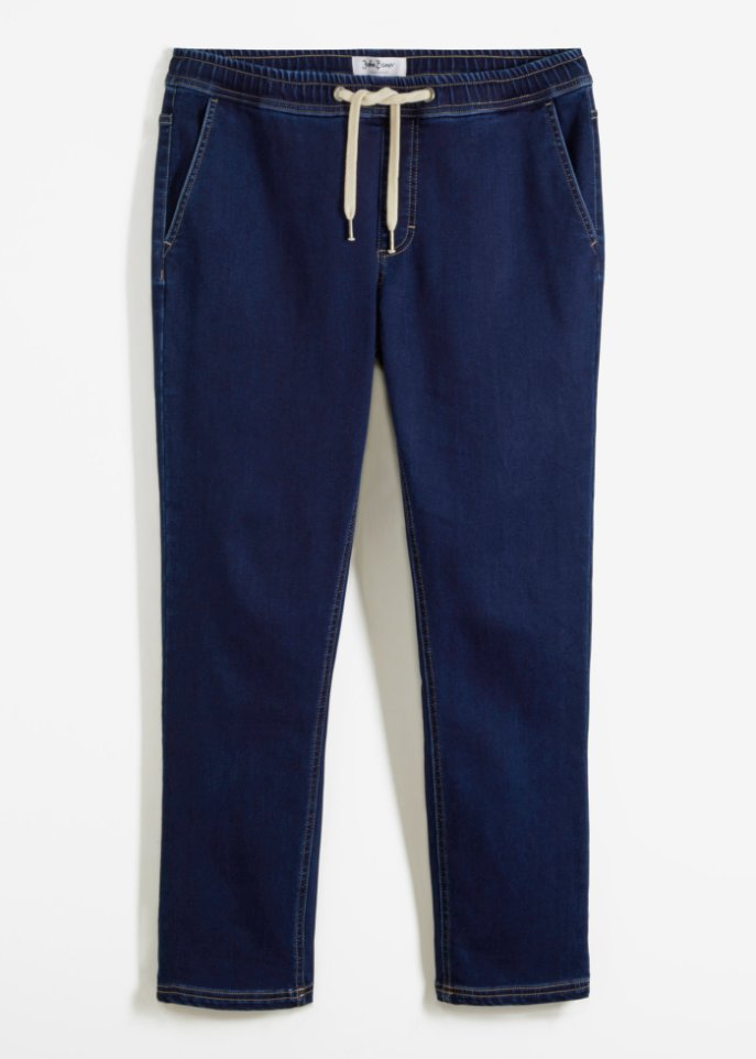 Regular Fit Schlupf-Thermojeans, Straight