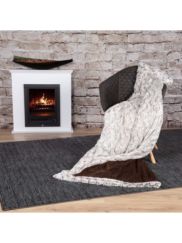 GMD Living Superweiche Kuscheldecke SMOOTH in Farbe Brown (braun) günstig kaufen