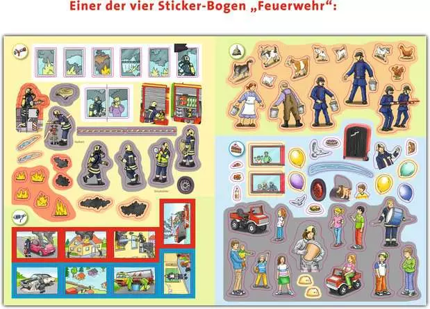 Ravensburger Wieso? Weshalb? Warum? Stickerheft: Feuerwehr
