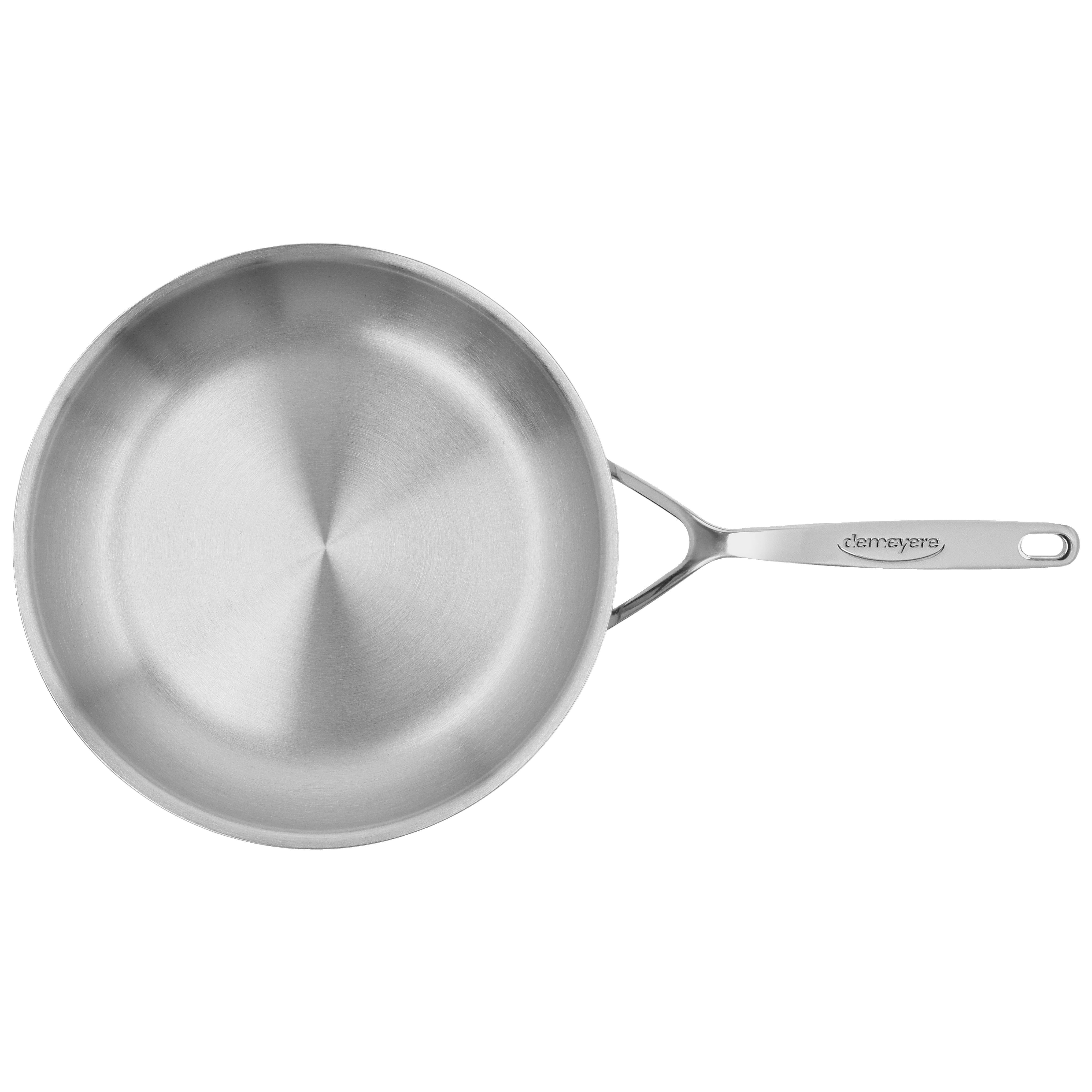Bratpfanne 28 cm, 18/10 Edelstahl, Silber