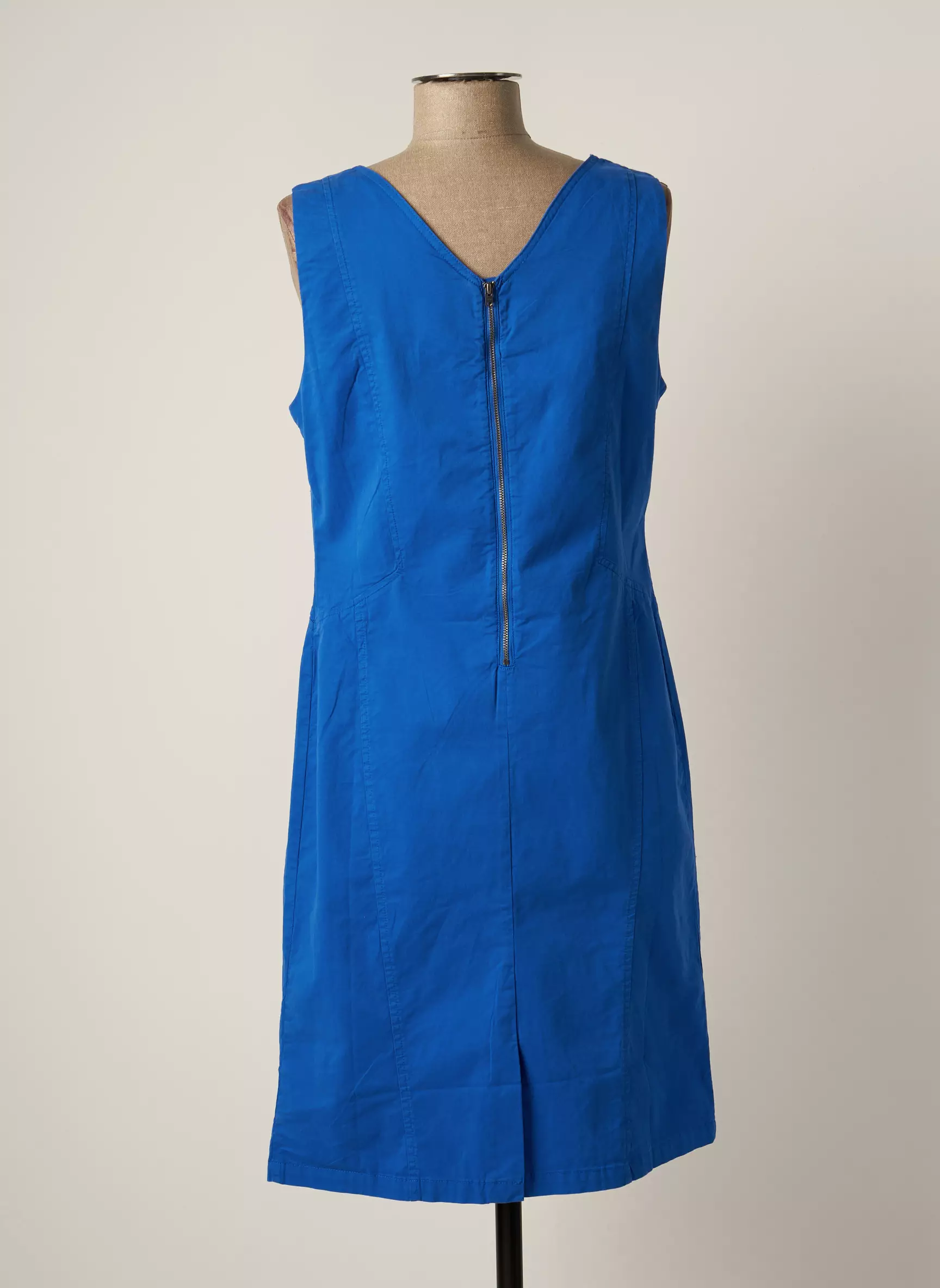 Felino Robes Mi Longues Femme couleur bleu