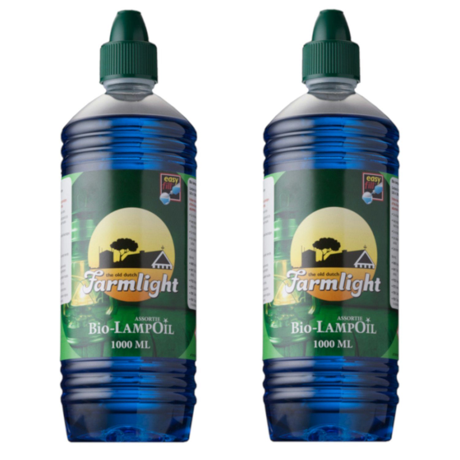 Moritz Lampenöl 2 Liter Bio Lampenöl blau, 1,4 kg, für Bambusfackeln, Gartenfackeln, Öllampen Outdoor Zubehör