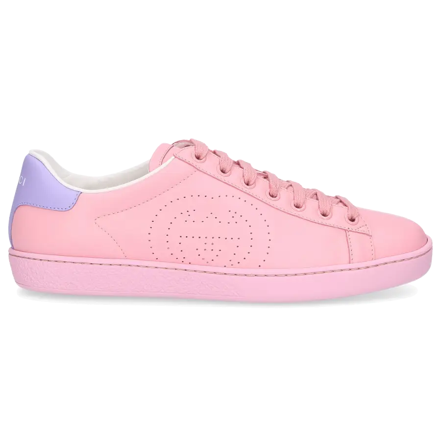 Gucci - Sneaker low ACE Kalbsleder - pink