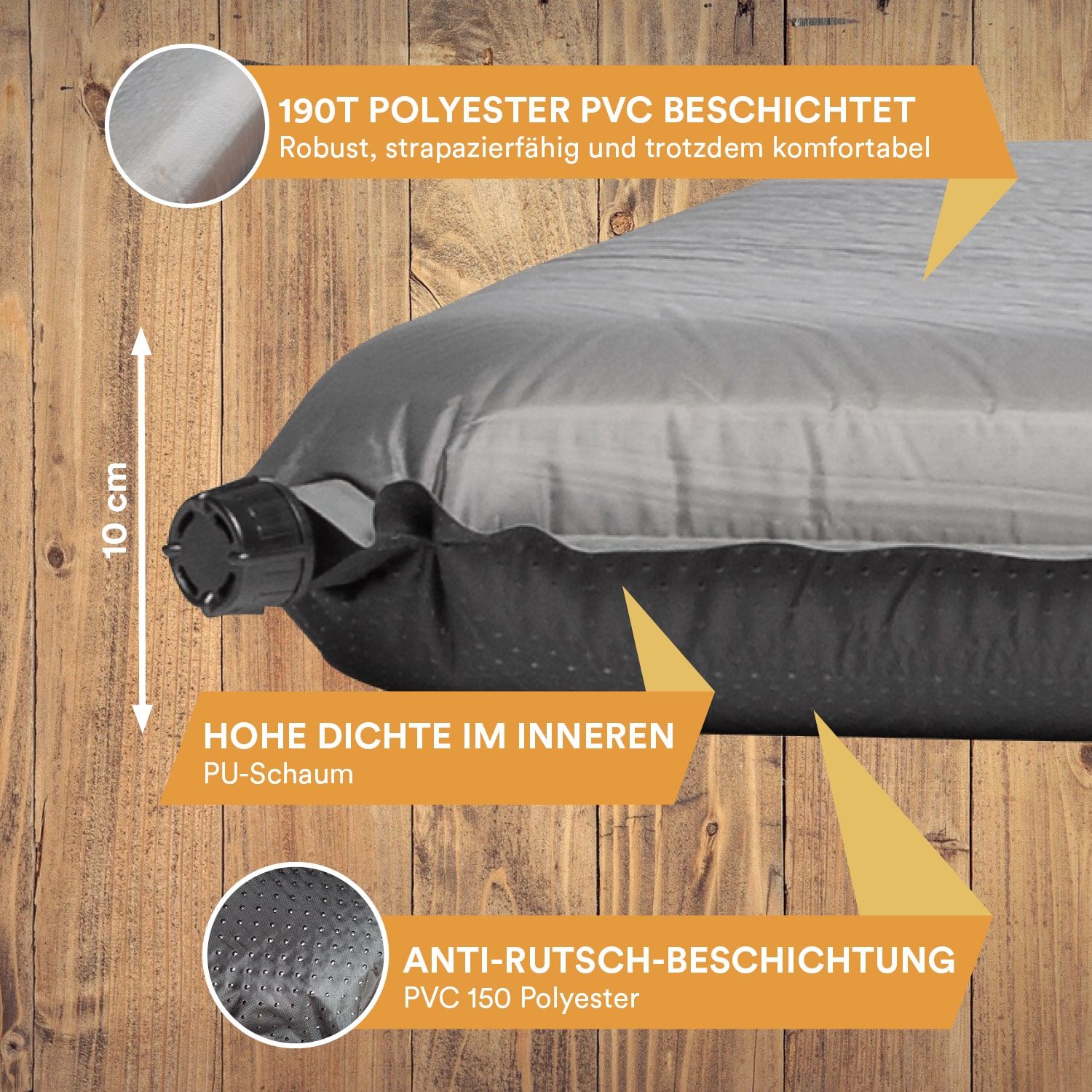 Skandika Easy Double selbstaufblasend Schlafmatte