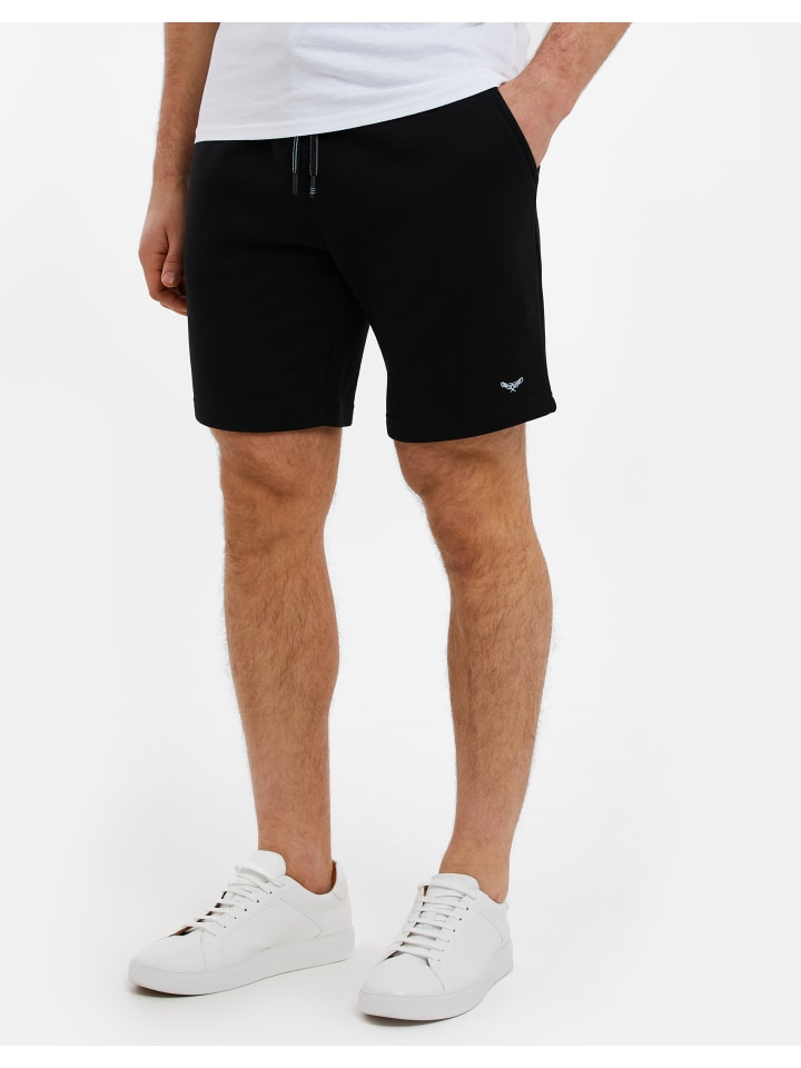 Threadbare Sweatshorts Bergamot in schwarz-weiß günstig kaufen