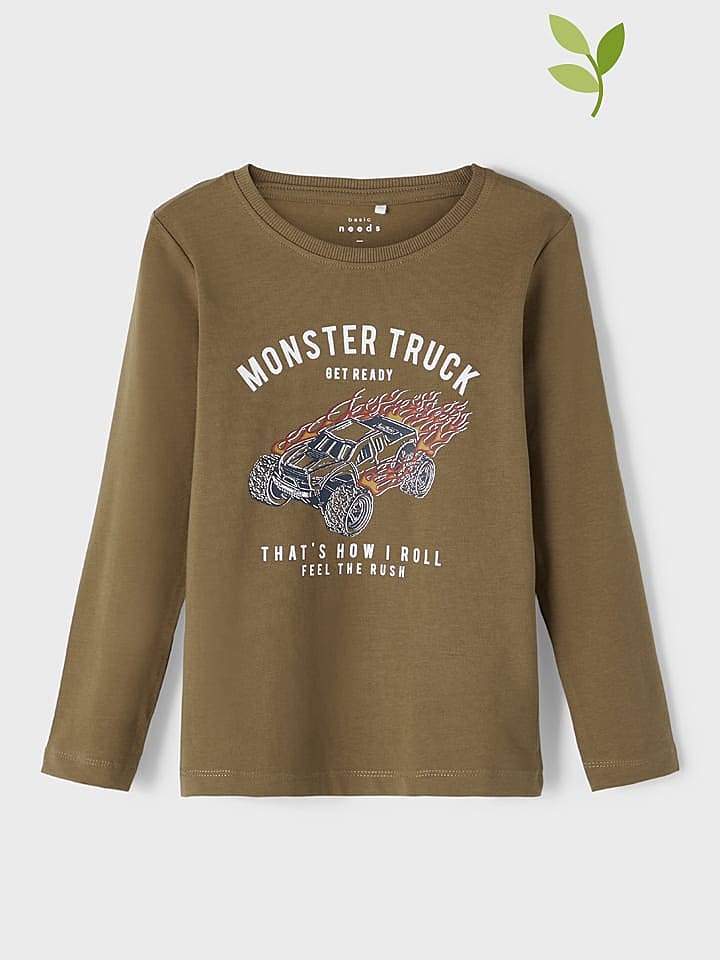 name it Longsleeve in Khaki günstig kaufen 98