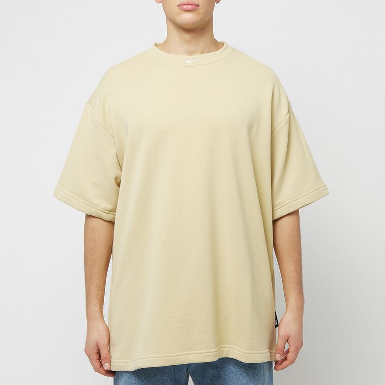 NIKE Sportswear Circa French Terry Shortsleeve Top team gold/white