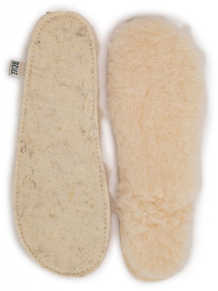 Pantolinos ~ Lammfell Einlegesohle