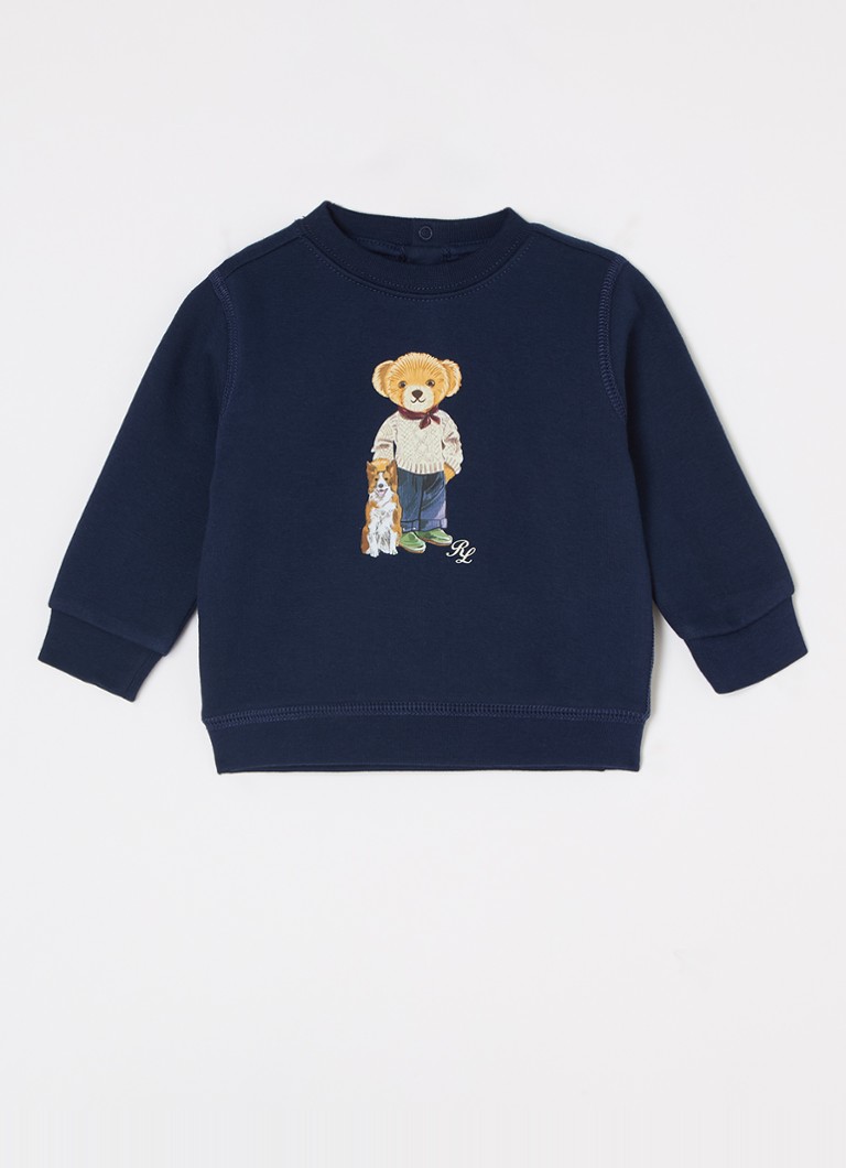 Pulover cu logo-ul Ralph Lauren imprimat
