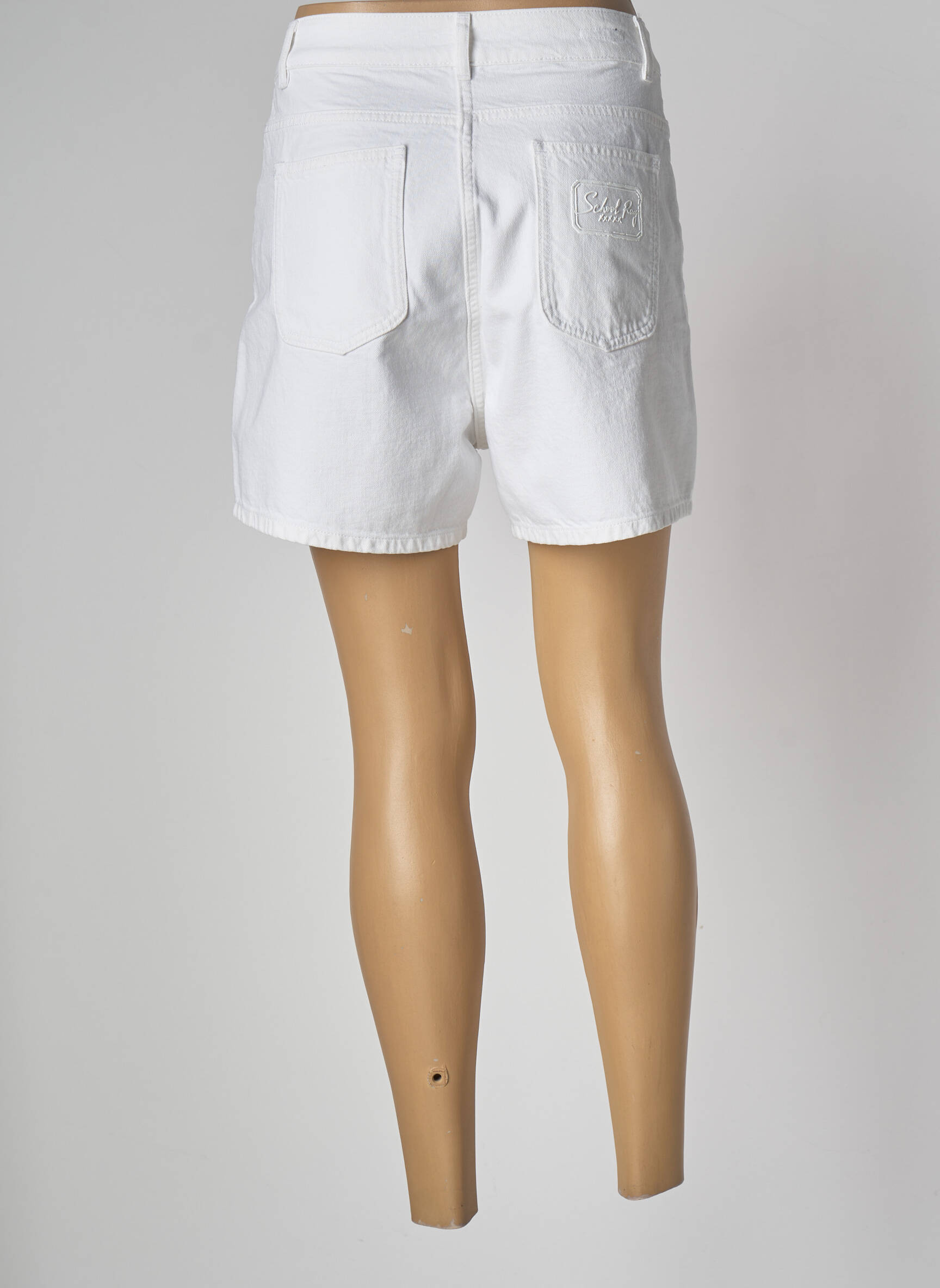 School Rag Shorts 1 Femme couleur blanc