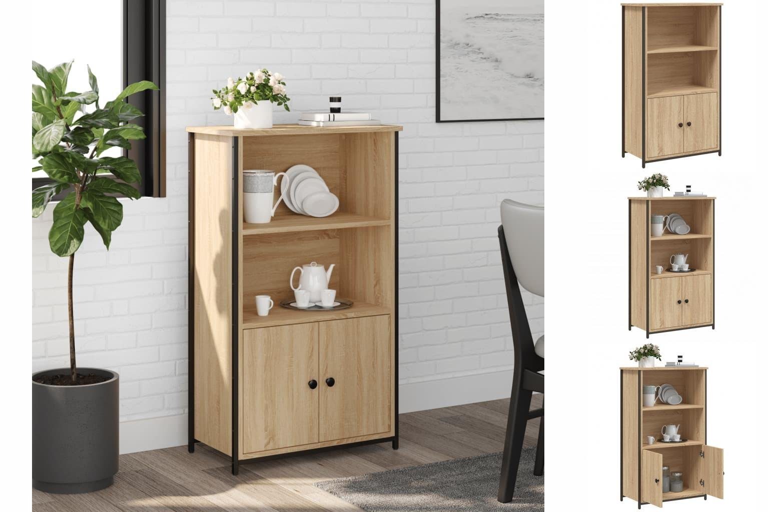 vidaXL Anrichte Highboard Sonoma-Eiche 62x32x103,5 cm Holzwerkstoff
