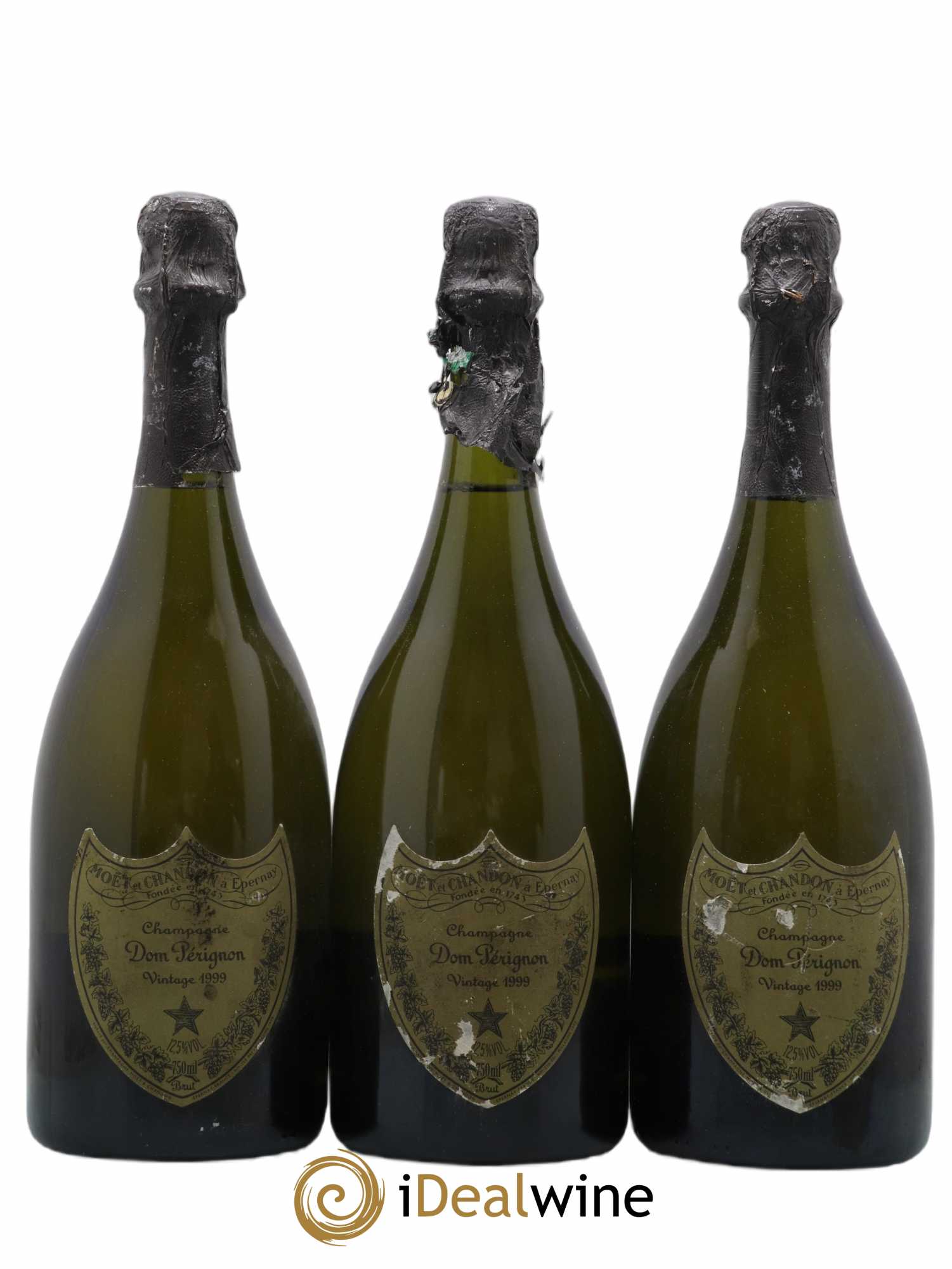 Brut Dom Pérignon  1999 - Lot de 3 Bouteilles