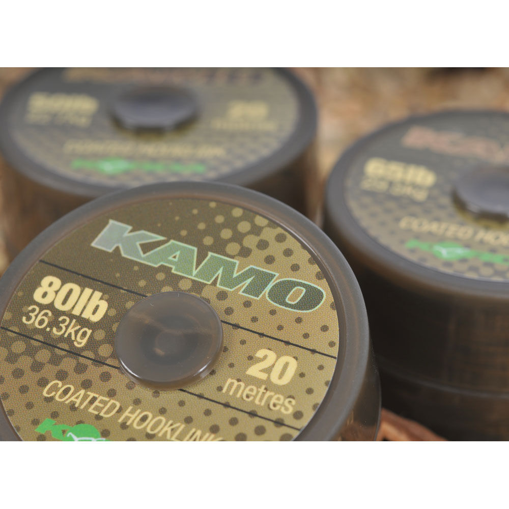 Korda Kamo beschichtetes Vorfach Karpfengeflecht (20 m)
