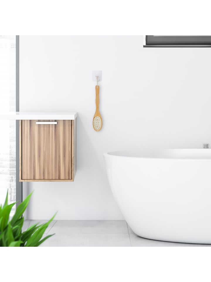 relaxdays Rückenbürste in Natur/ Weiß günstig kaufen onesize