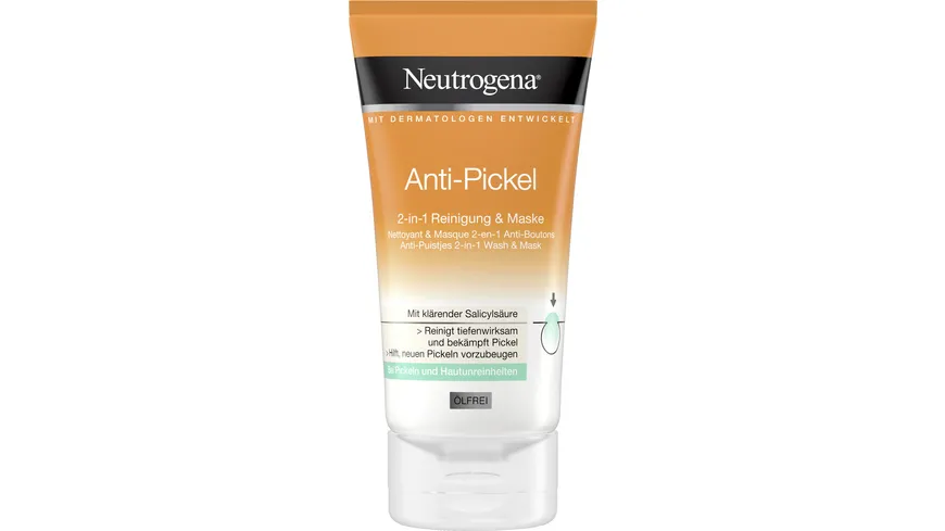 Neutrogena Anti-Pickel 2in1 Reinigung & Maske 150 ml