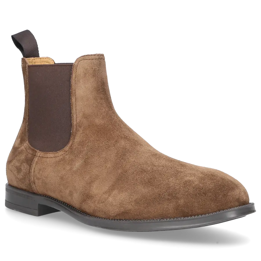 Henderson - Chelsea Boots 82502 Veloursleder - braun