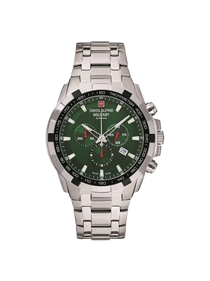Swiss Military Quarzuhr 7043.9134SAM in Silber günstig kaufen onesize