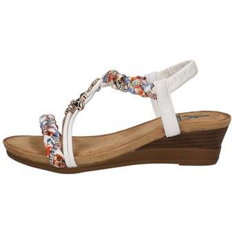 2Go Fashion Keilsandale in weiß