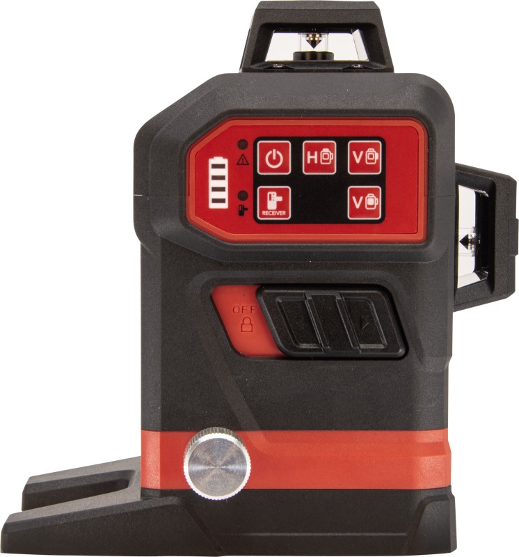 Futech 036.3DG-P MultiCross 3D 18V MAX Grønn 3D krysslinjelaser ekskl. batterier og lader + stativ 180cm