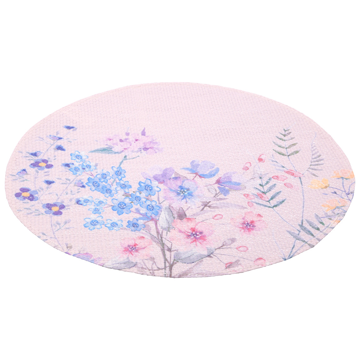 Platzset mit Blumen-Motiv