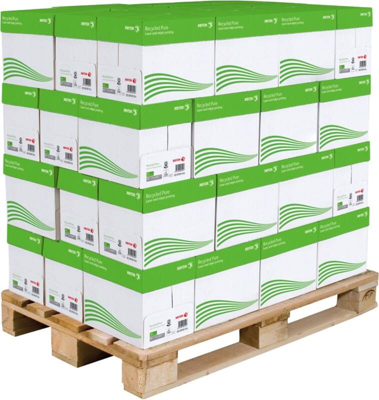 Xerox Recycled Pure DIN A4 Druckerpapier Weiß Matt 48 Boxen à 2500 Blatt