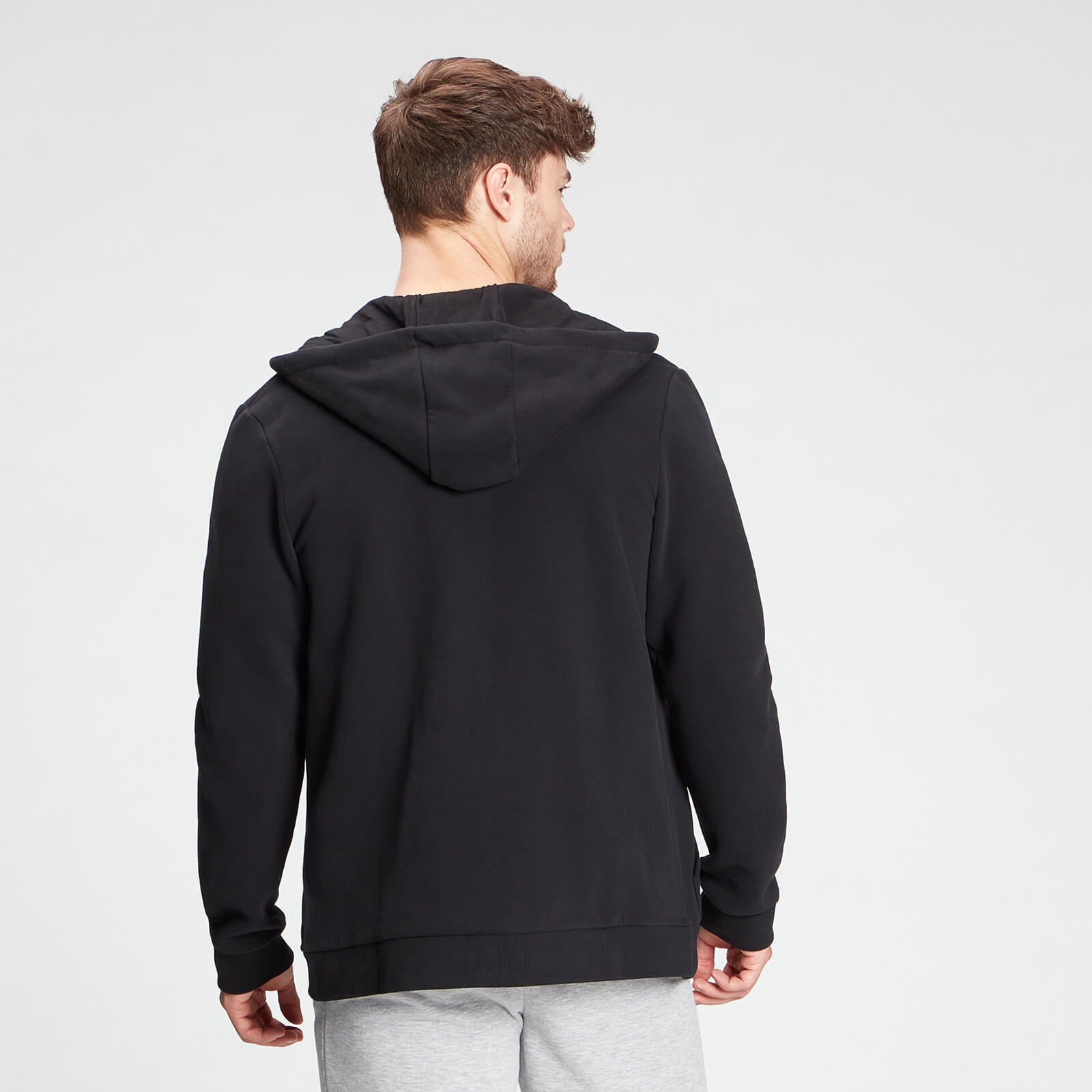 Sweat à capuche zippé MP pour hommes – Noir