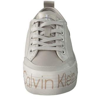 Calvin Klein Vulc Flatform Low Wrap Around in beige
