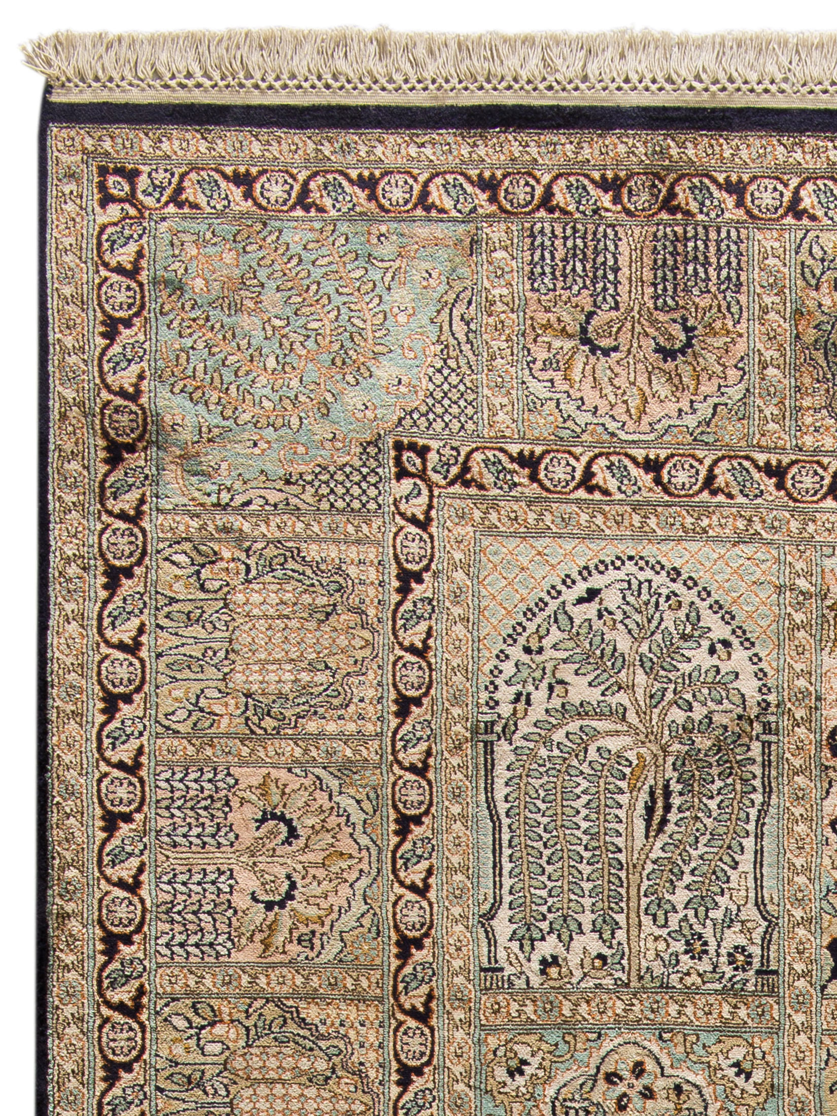 Kaschmir Seide 18/18 ca. 182 x 290 cm, Unikat / Einzelstück