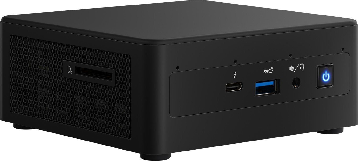 dcl24.de Intel NUC 11 Mini-PC (Intel Core i7 Intel i7-1165G7, 16 GB RAM, 500 GB SSD, Luftkühlung)