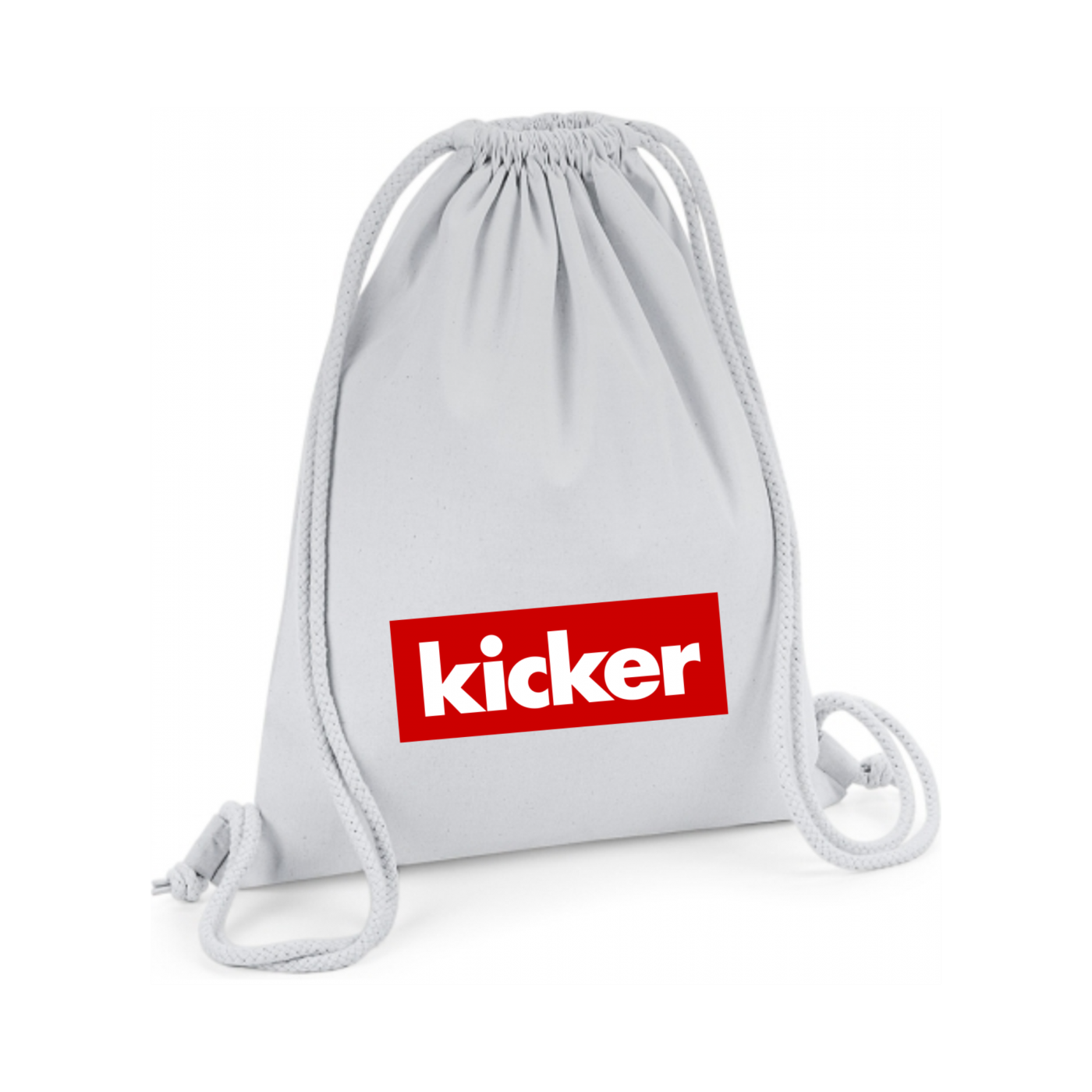 kicker Classic Box Gymbag Hellgrau