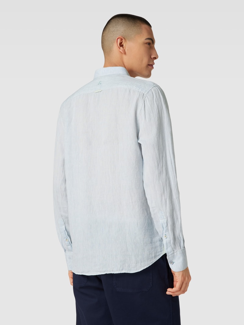 Business-Hemd mit Kentkragen in bleu