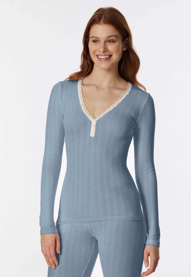 Shirt langarm schwarz - Revival Agathe