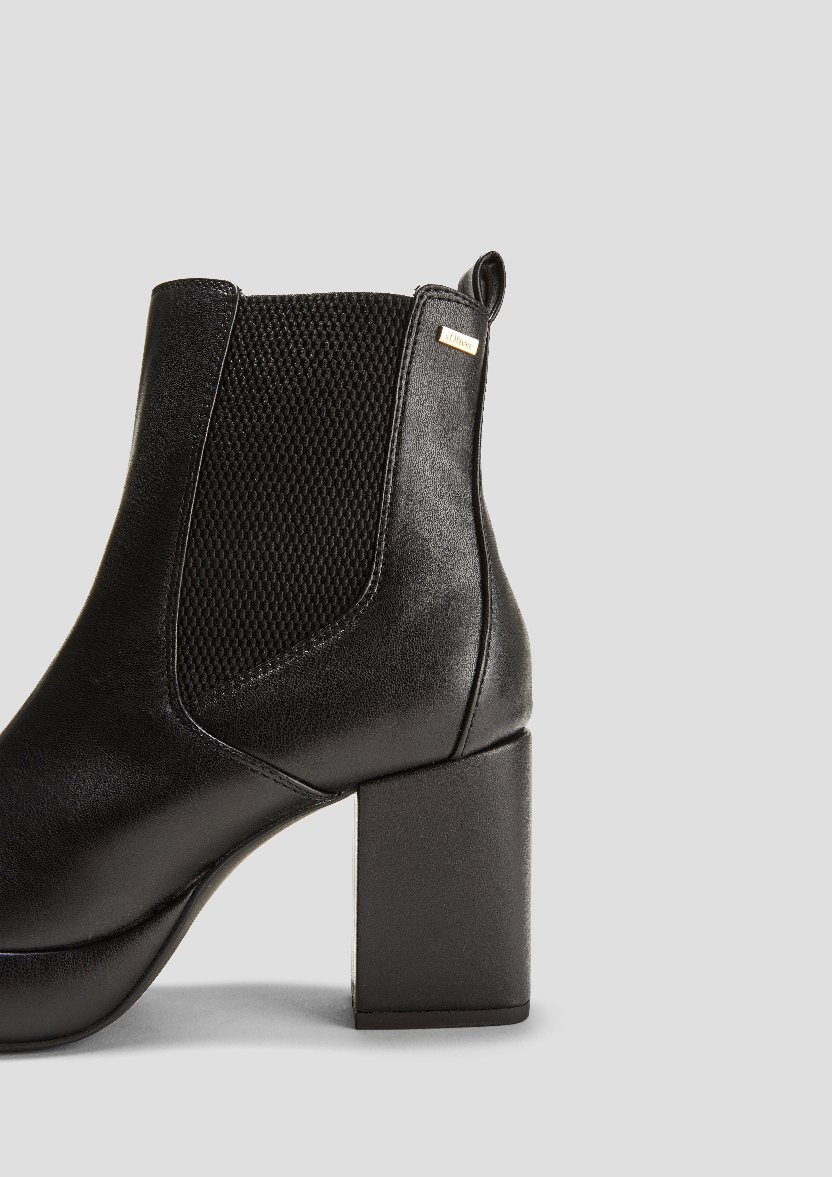 Chelsea Boots mit Blockabsatz  6008301-022