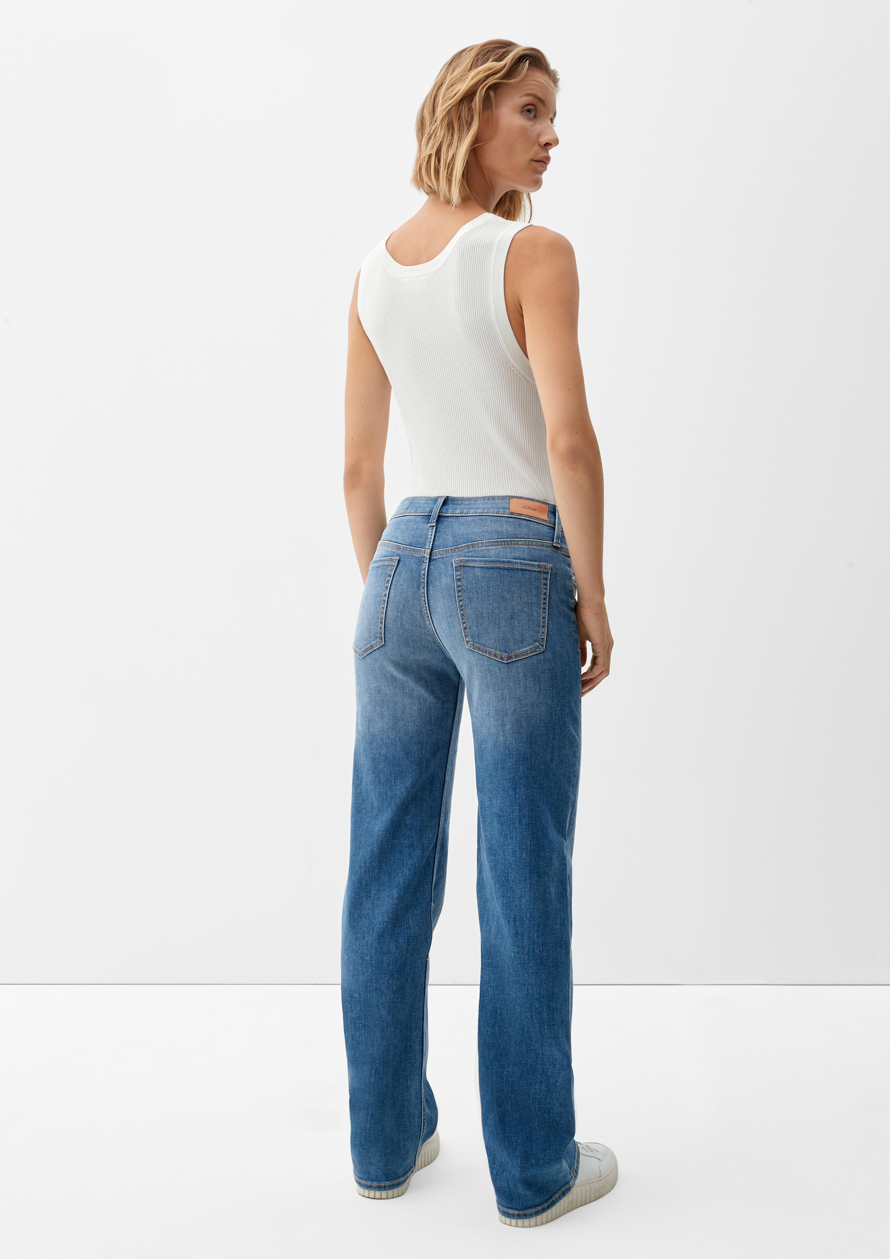 Jeans Karolin / Regular Fit / Mid Rise / Straight Leg   04.899.71.6676-53Z6