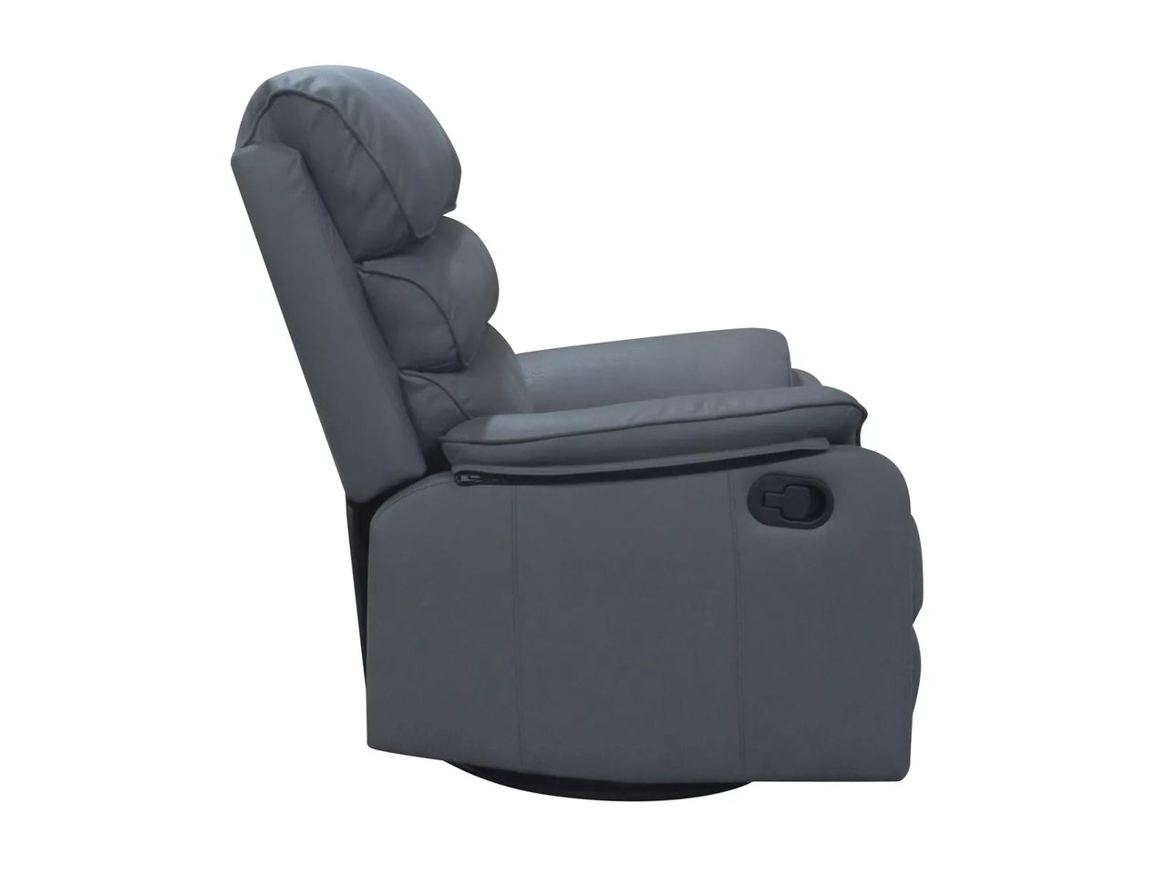 Happy Home Happy Home TV Sessel mit verstellbarer Relaxfunktion & 360° Grad Dreh- und Schaukelfunktion grau