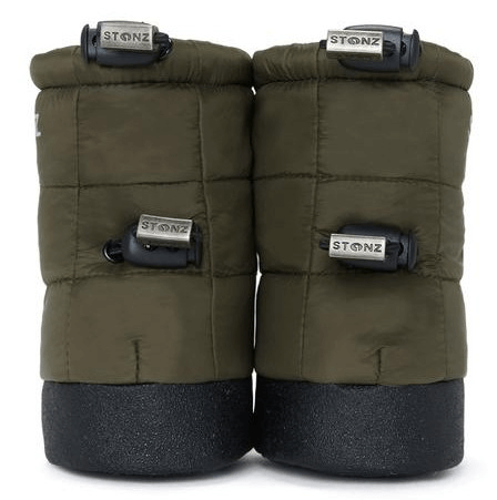 Stonz ~ Baby Puffer Booties ~ Pine