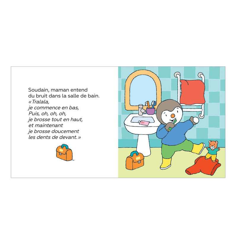 Livre T'Choupi se brosse les dents - Nathan Jeunesse