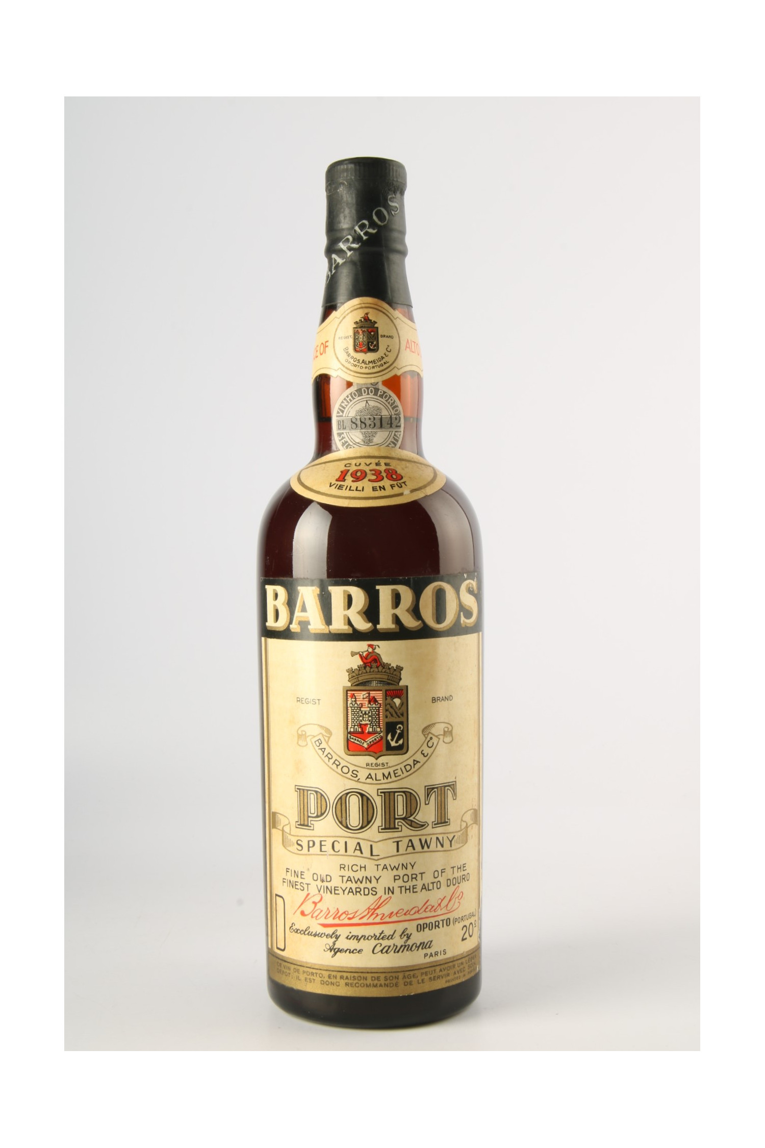 Barros Special Tawny 1938, Porto