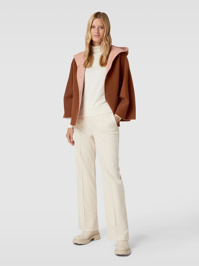 Jacke mit Druckknopfleiste Modell 'MAGNO' in lachs