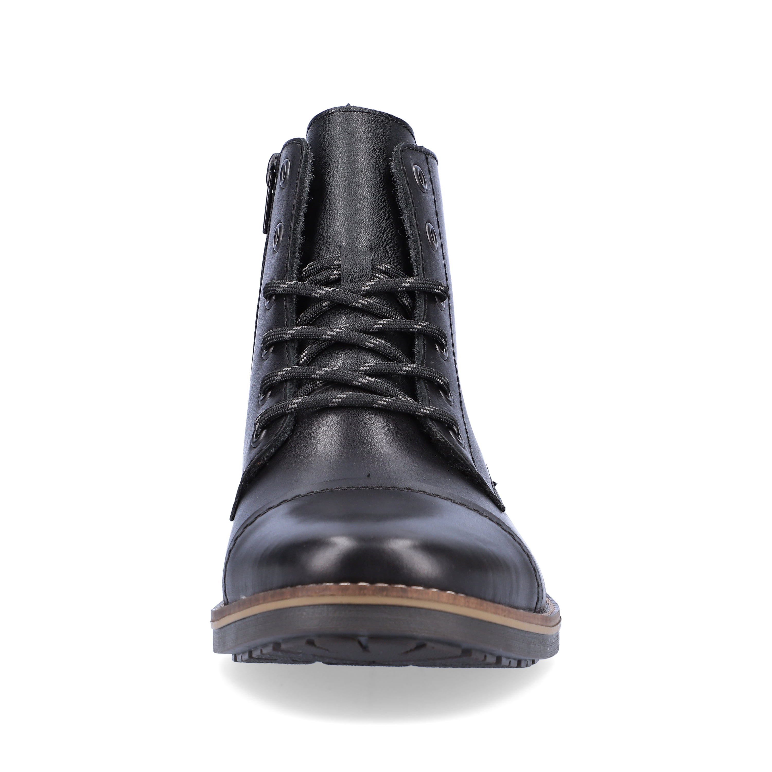 Rieker Herren Schnürstiefel graphitschwarz