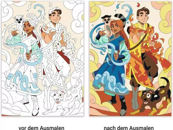 Malen nach Zahlen: Soulmates