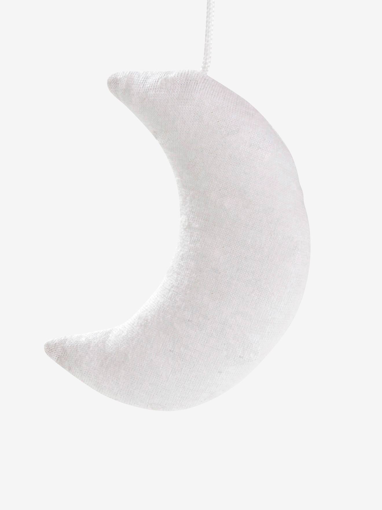 Mobile musical lune et étoiles rose