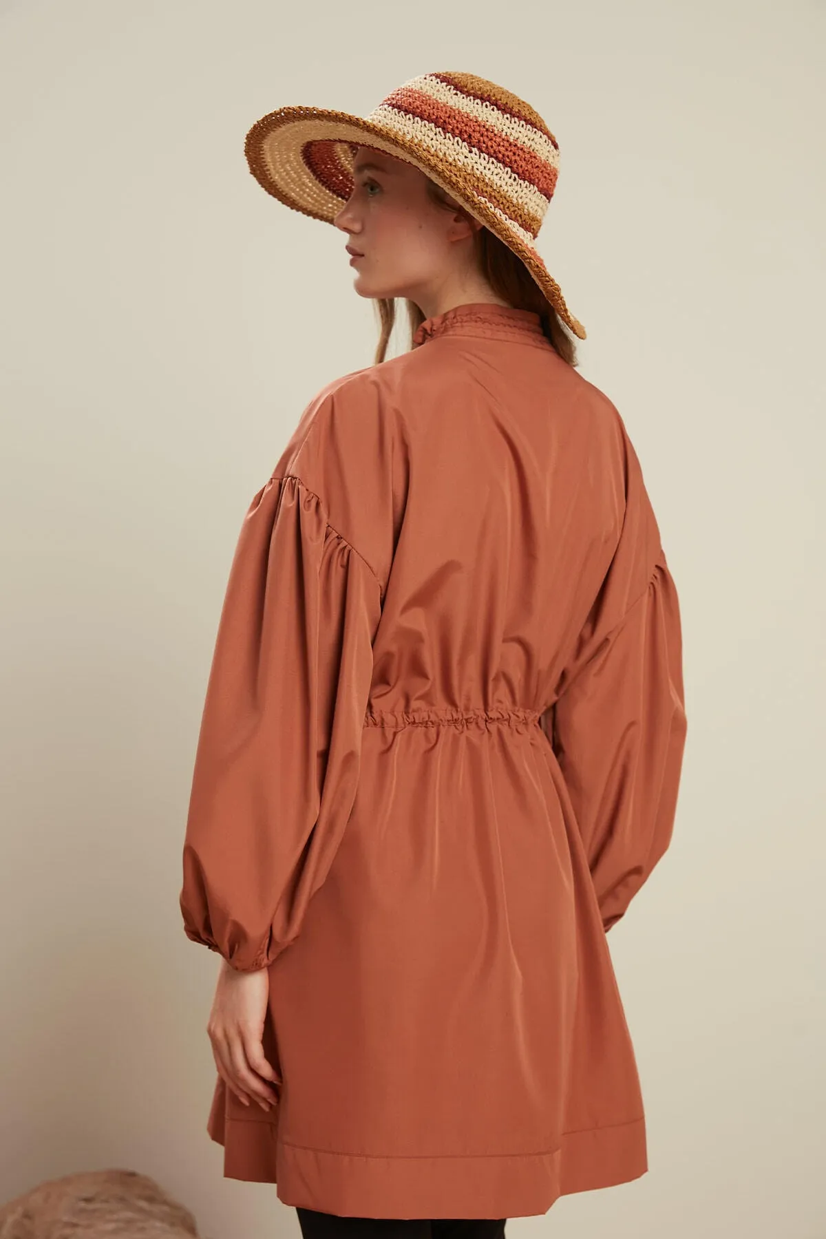 Manuka  HIJAB REGENMANTEL BADEANZUG ORANGE