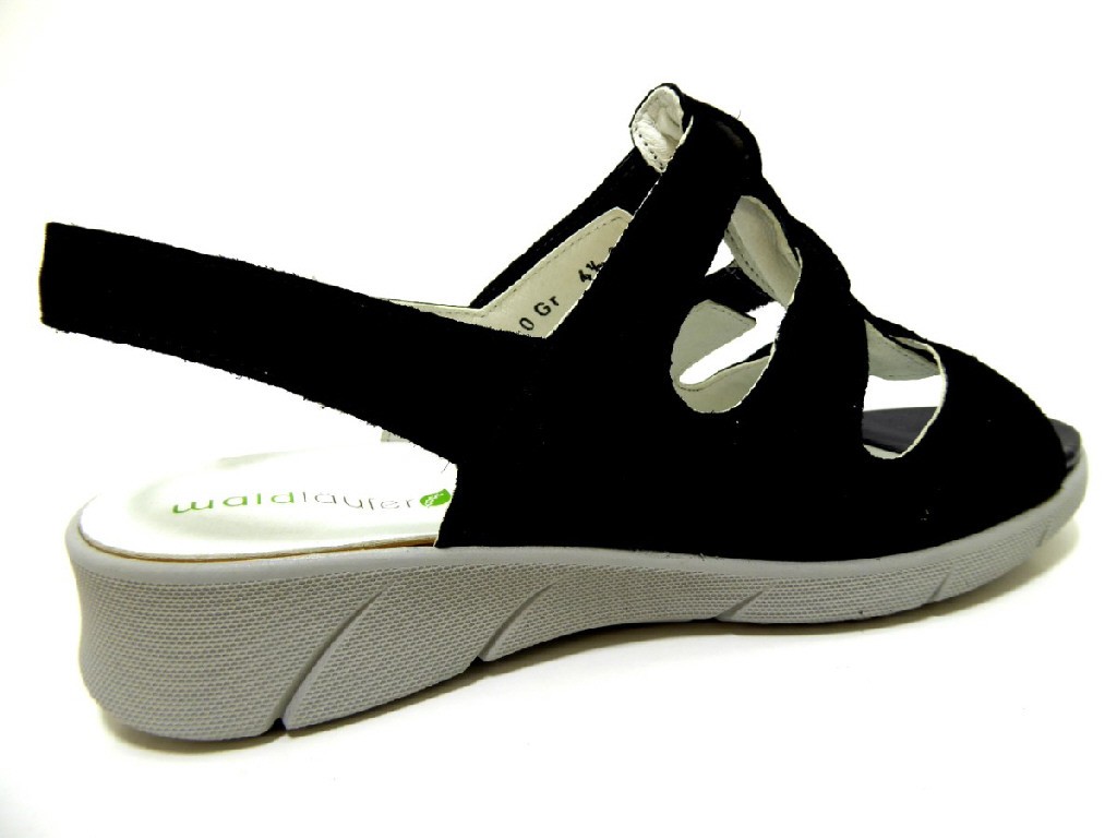 WALDLÄUFER Komfort Sandalen schwarz Kia