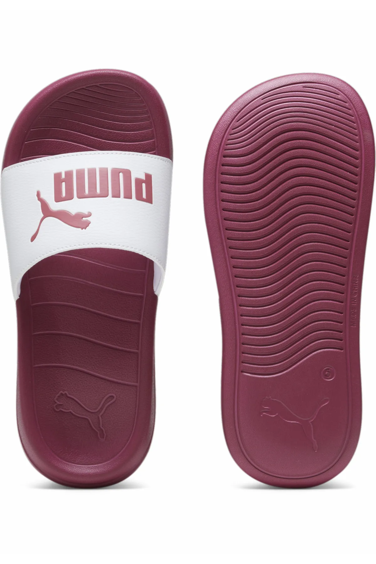 Puma  Pantolette - Weiß - Flacher Absatz