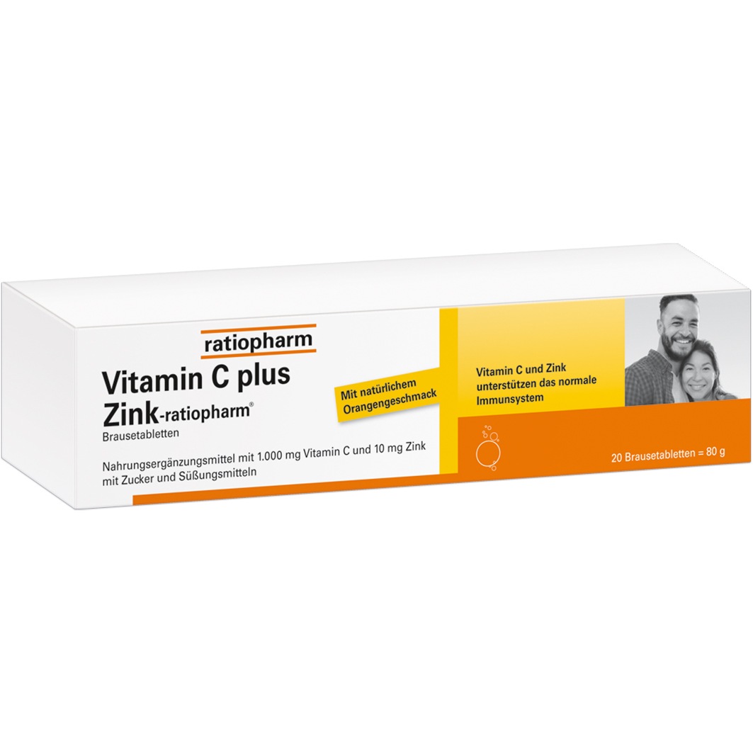 VITAMIN C PLUS Zink- Brausetabletten
