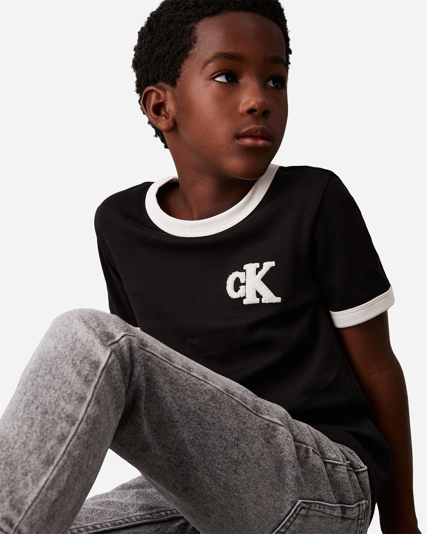 T-shirt Calvin Klein Jeans Cuffs Jr IB0IB02241-BEH