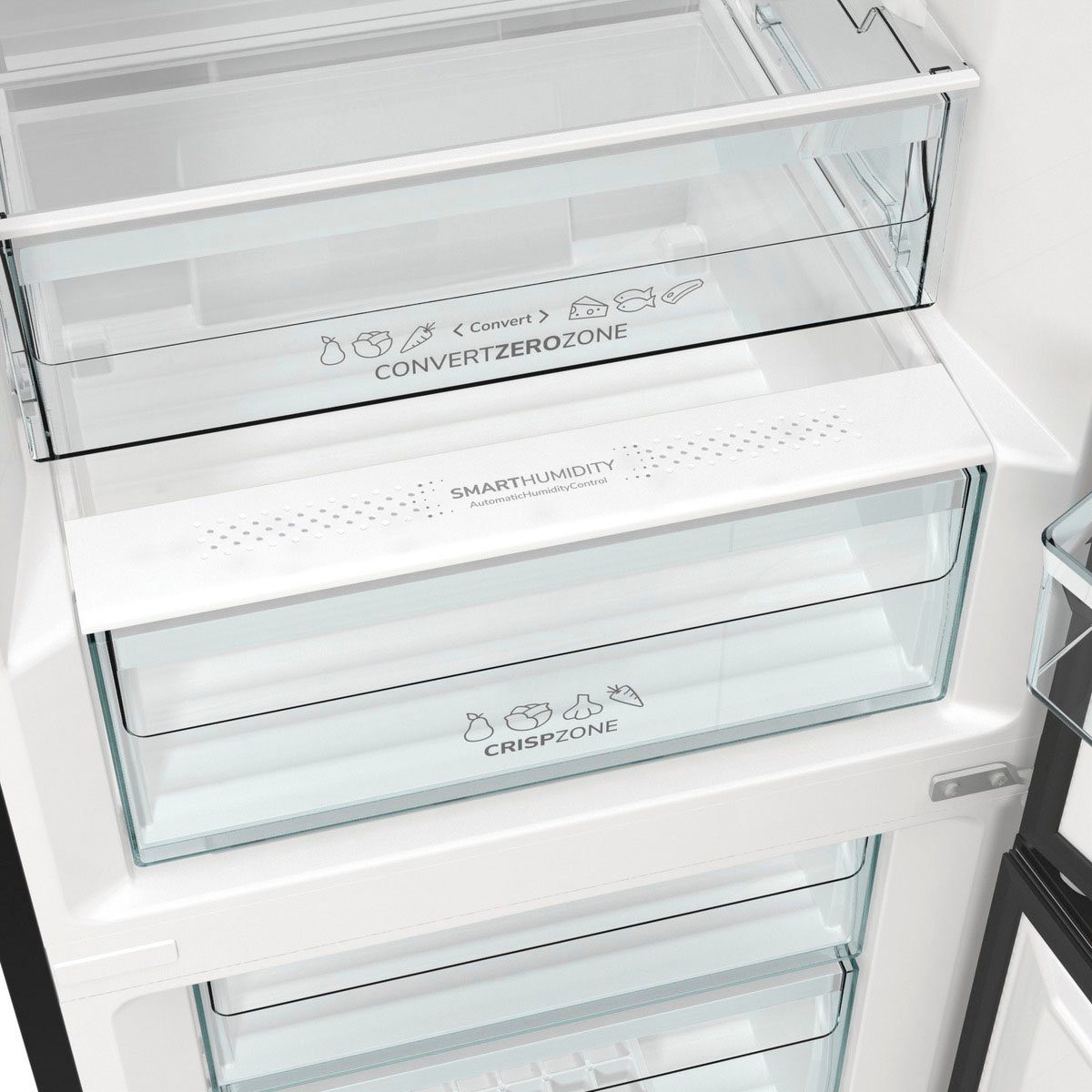 GORENJE Kühl-/Gefrierkombination NK 89B0 DBK, 200 cm hoch, 60 cm breit